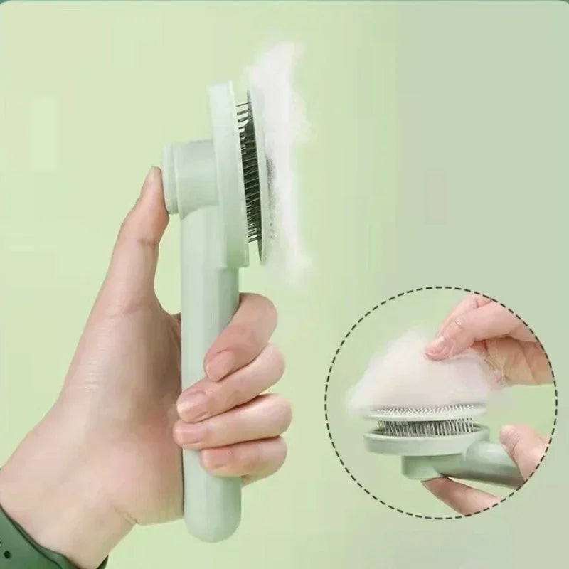 Cat Brush Hair Remover - Grooming Tool for Cats & Dogs