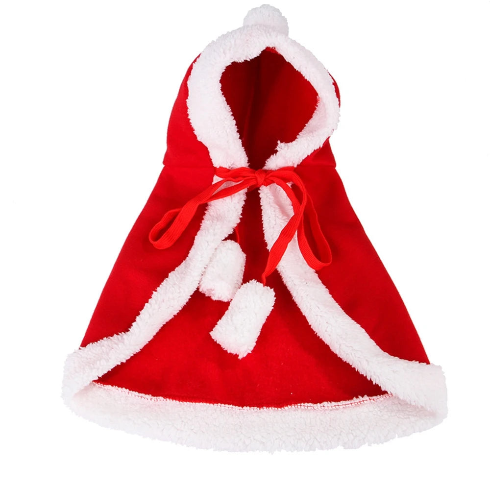 Dog & Cat Christmas Cloak - Cozy Santa Elk Outfit