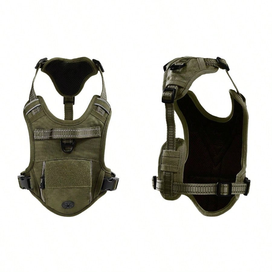 Reflective No Pull Dog Harness - Medium, Easy Walk, Adjustable