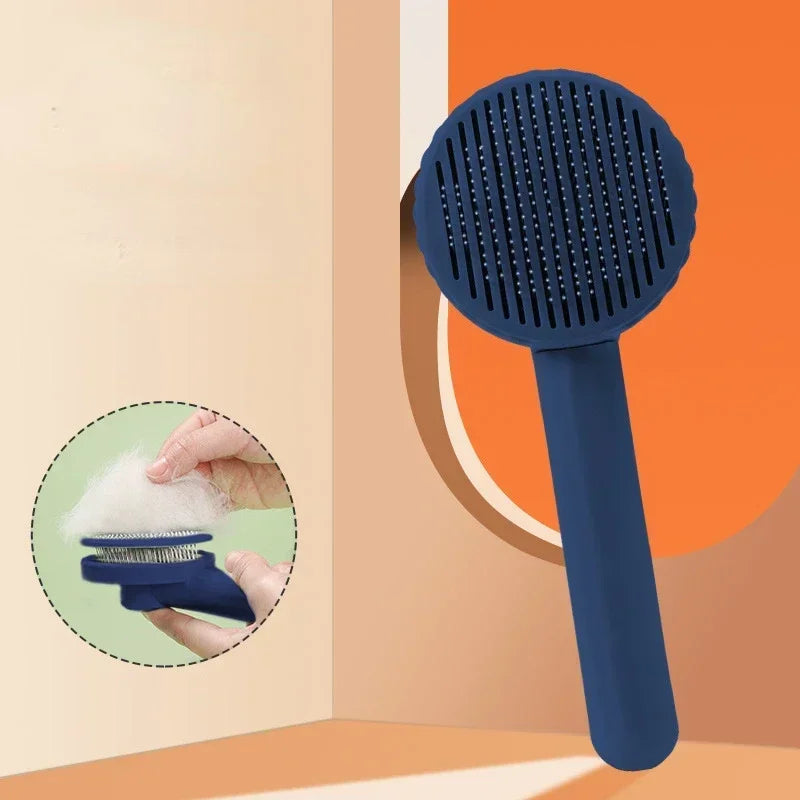 Cat Brush Hair Remover - Grooming Tool for Cats & Dogs