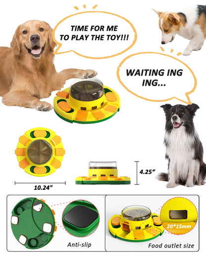 Dog Puzzle Toy - Interactive Slow Feeder & Treat Dispenser