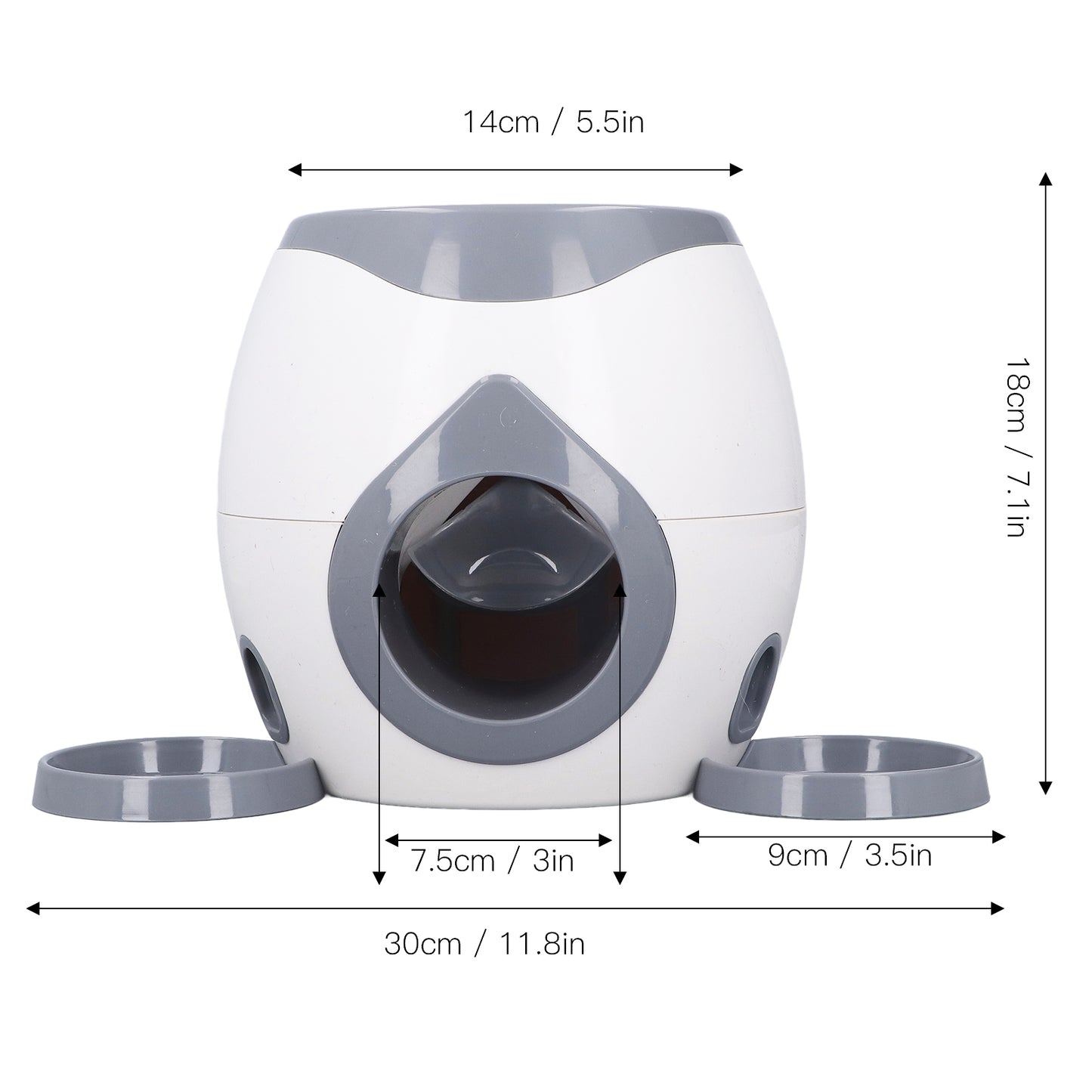 Dog Tennis Ball Machine - Interactive Fetch & Feed Toy