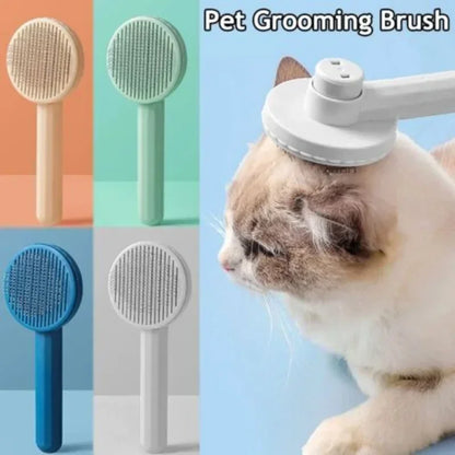 Cat Brush Hair Remover - Grooming Tool for Cats & Dogs