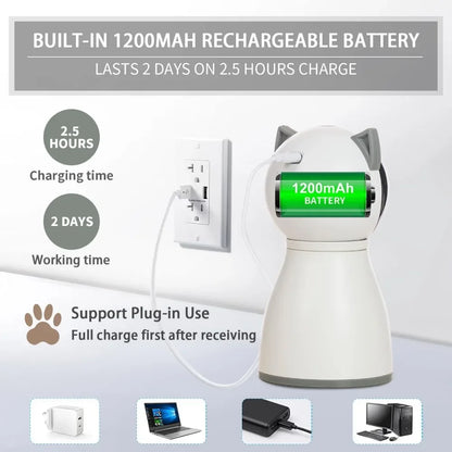 Rechargeable Laser Cat Toy: Motion-Activated, Random Trajectory