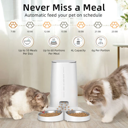Automatic Cat Feeder - WiFi Controlled Pet Dispenser