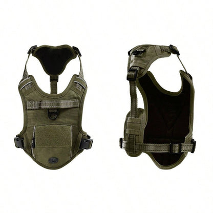 Reflective No Pull Dog Harness - Medium, Easy Walk, Adjustable