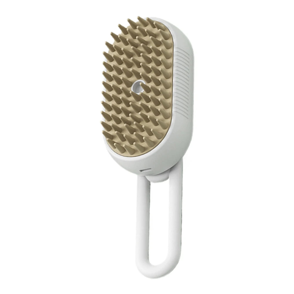 USB Rechargeable Pet Brush: Steam & Massage for Cats/Dogs