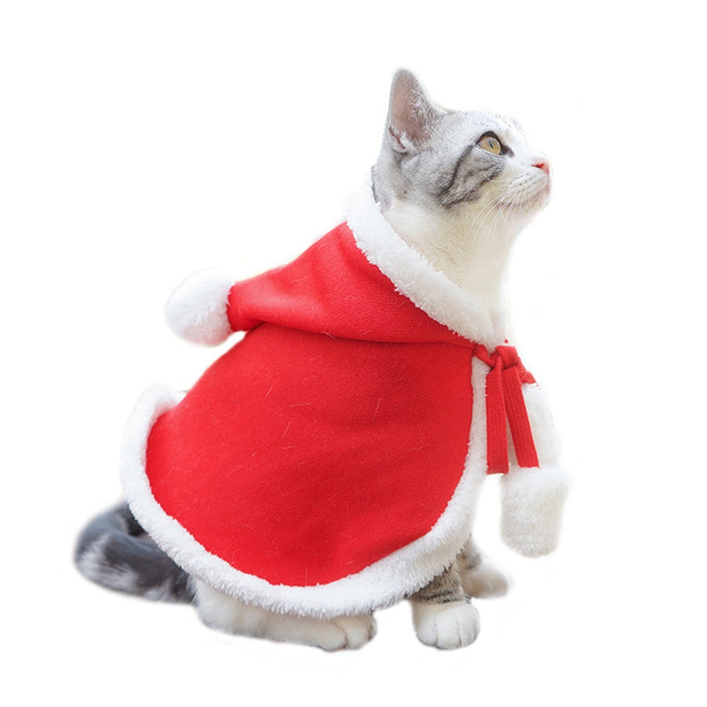 Dog & Cat Christmas Cloak - Cozy Santa Elk Outfit