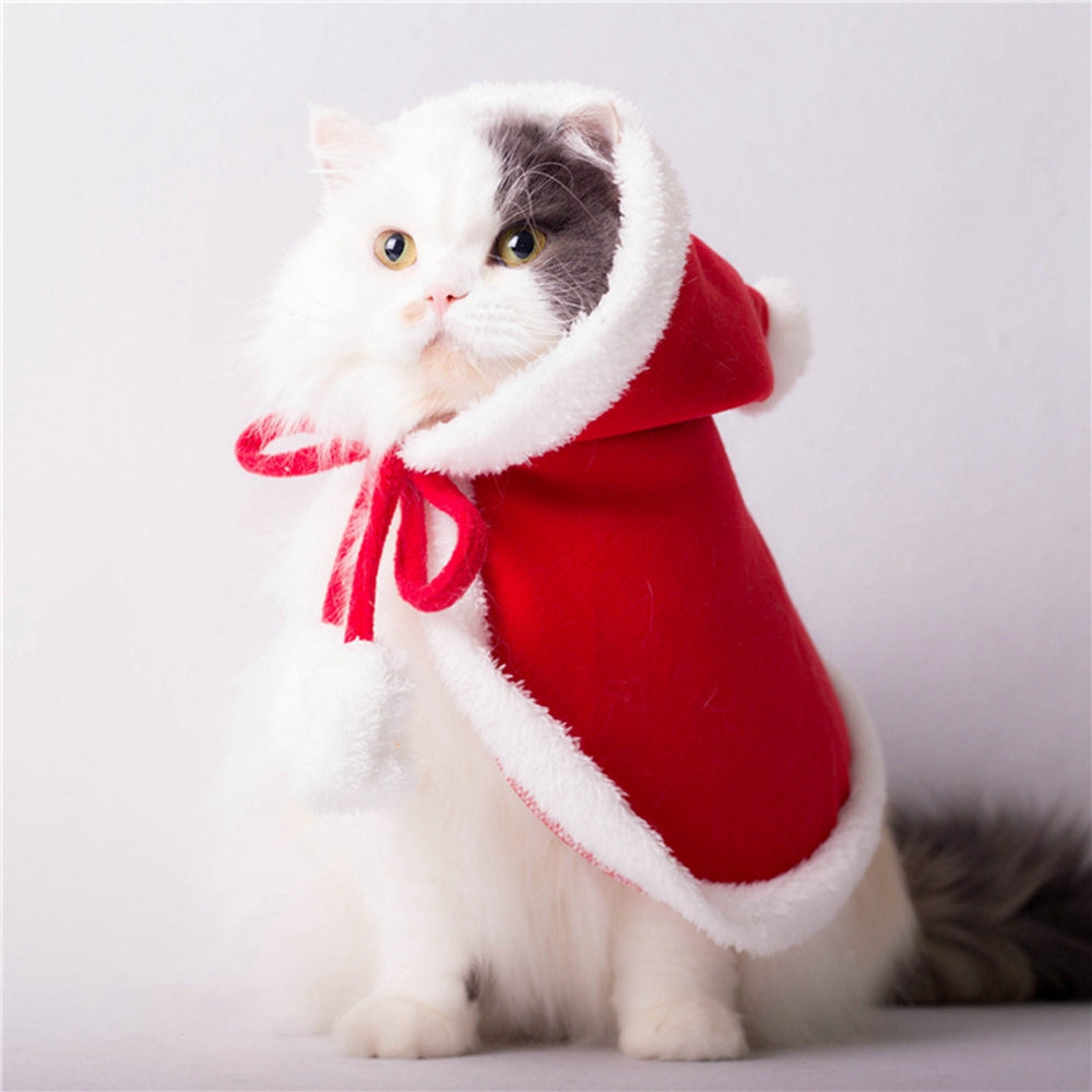 Dog & Cat Christmas Cloak - Cozy Santa Elk Outfit
